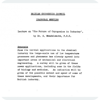 Mendelssohn Lecture 1967